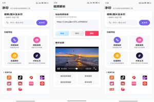 【净印】2.1 短视频去水印最新版 解锁VIP功能-神仙论坛